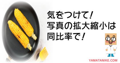 写真は同比率で拡大縮小してね！